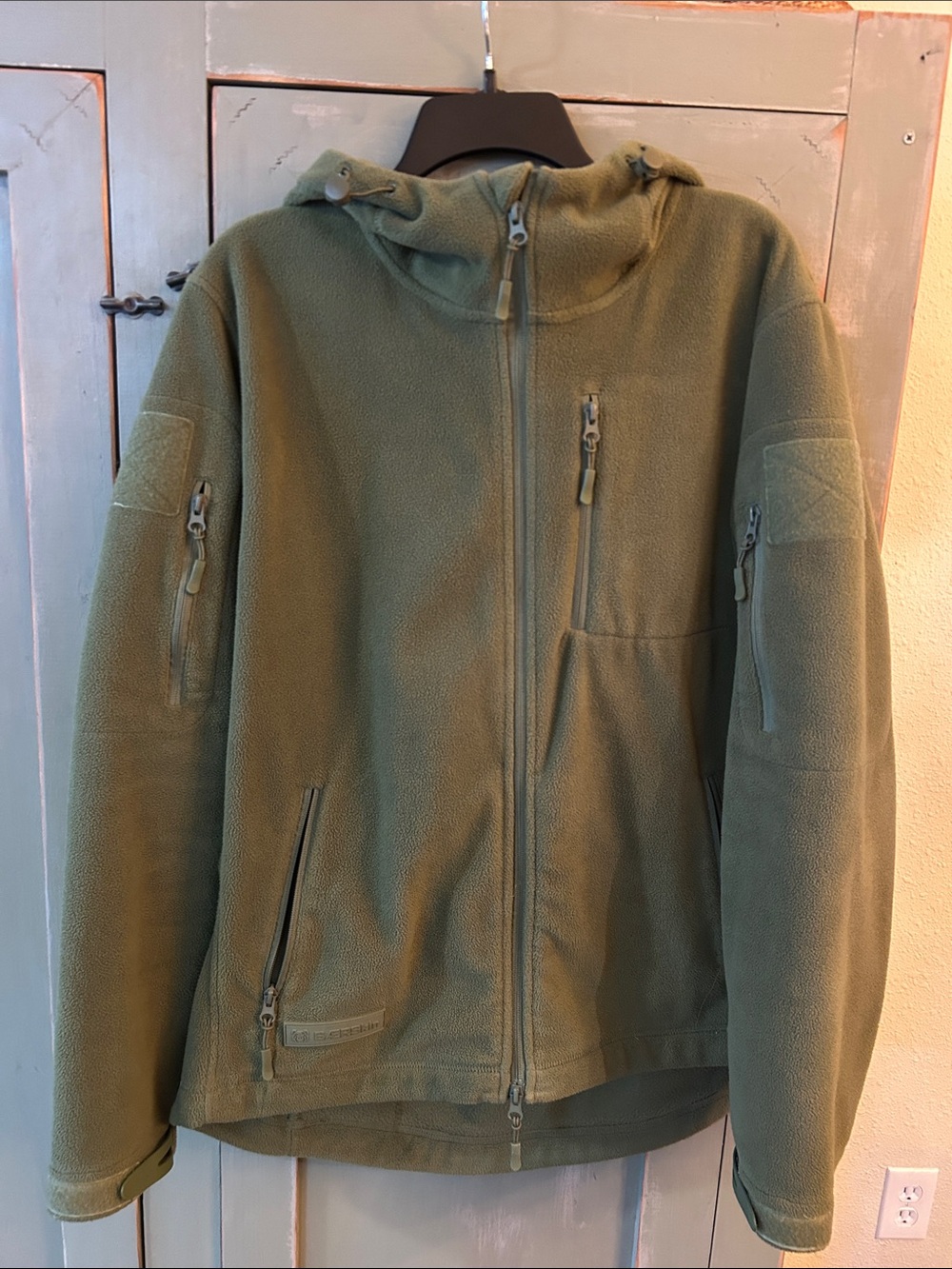 Men's Baerskin Tactical Fleece Jacket - Olive Green